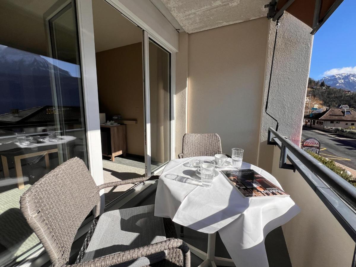 Seehotel Riviera At Lake Lucerne Gersau Bagian luar foto
